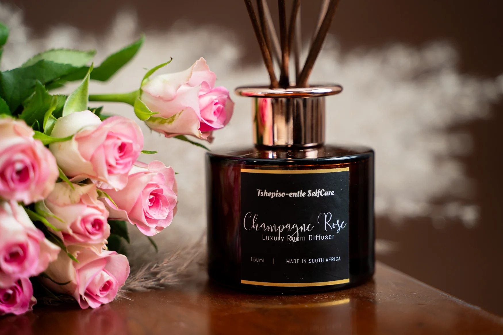 Luxury Room Diffuser – Champagne Rose 200 ML - Image 2